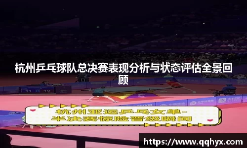 杭州乒乓球队总决赛表现分析与状态评估全景回顾